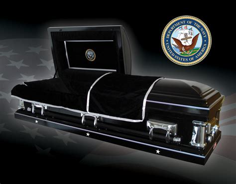 military funeral caskets.